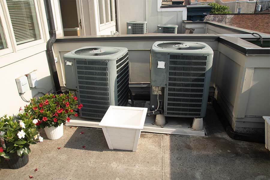 Outdoor HVAC units